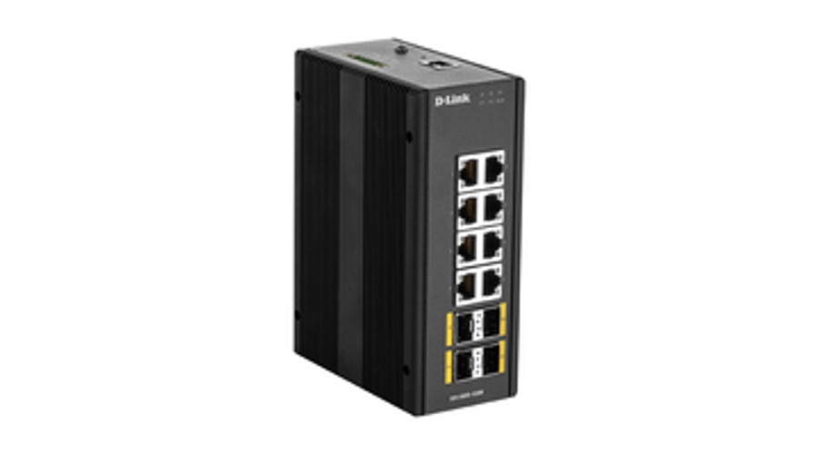 Image of D-Link DIS-300G-12SW - Managed - L2 - Gigabit Ethernet (10/100/1000) - Full duplex - Wall mountable