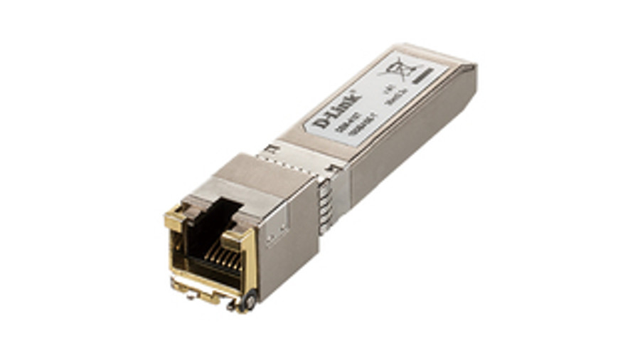 Image of D-Link DEM-410T - Copper - 10000 Mbit/s - SFP+ - 30 m - Gold - Silver - 217186 h