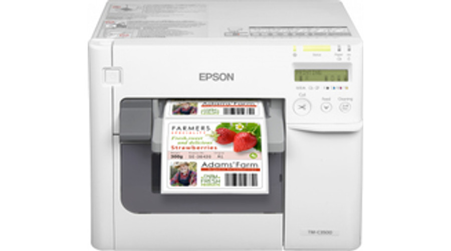 Image of Epson TM-C3500 - Inkjet - 720 x 360 DPI - 103 mm/sec - Wired - White