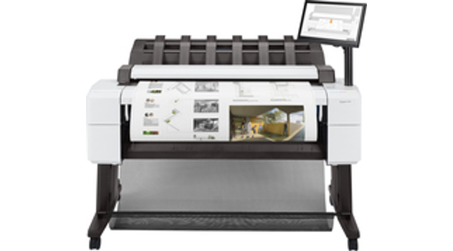 Image of HP Designjet T2600 36-in PostScript Multifunction Printer - Thermal inkjet - 2400 x 1200 DPI - HP-GL/2 - HP-RTL - TIFF - Black - Blue - Grey - Magenta - Yellow - Colour scanning - 600 x 600 DPI