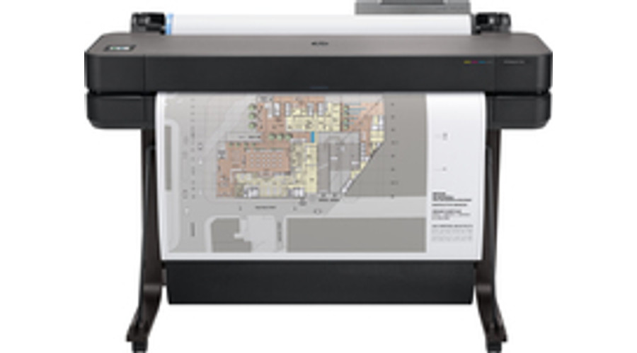 Image of HP Designjet T630 36-in Printer - Thermal inkjet - 2400 x 1200 DPI - CALS G4 - HP-GL/2 - HP-RTL - JPEG - URF - Black - Cyan - Magenta - Yellow - 2400 x 1200 DPI - 76 pph