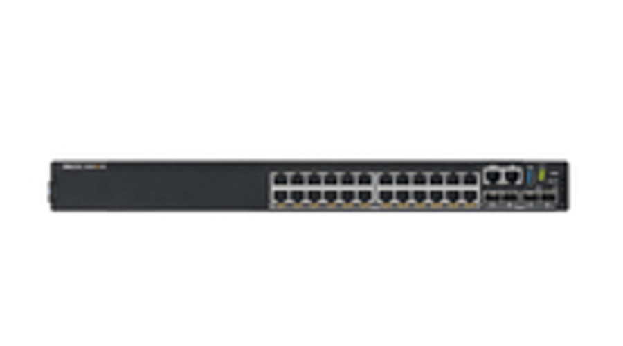 Image of Dell N2224PX-ON - Managed - L3 - Gigabit Ethernet (10/100/1000) - Power over Ethernet (PoE) - Rack mounting - 1U