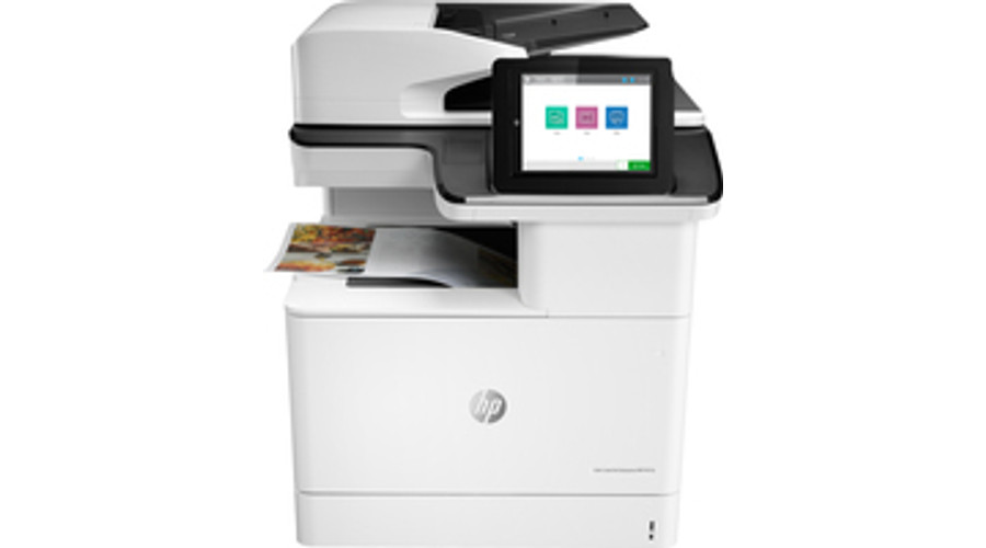Image of HP Color LaserJet Enterprise MFP M776dn - Print - copy - scan and optional fax - Two-sided printing; Two-sided scanning; Scan to email - Laser - Colour printing - 1200 x 1200 DPI - A3 - Direct printing - Black - White