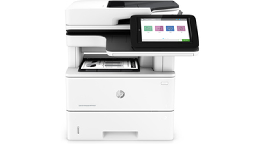 Image of HP LaserJet Enterprise MFP M528dn - Print - copy - scan and optional fax - Front-facing USB printing; Scan to email; Two-sided printing; Two-sided scanning - Laser - Mono printing - 1200 x 1200 DPI - A4 - Direct printing - Black - White