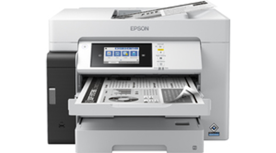 Image of Epson EcoTank ET-M16680 - Inkjet - Mono printing - 4800 x 1200 DPI - A3 - Direct printing - Black - Grey C11CJ41405