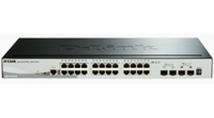 Image of D-Link DGS 1510-28x - Switch - L3 - Smart - 24 x 10/100/1000+ 4 10 Gigabit - Switch - Fiber Optic