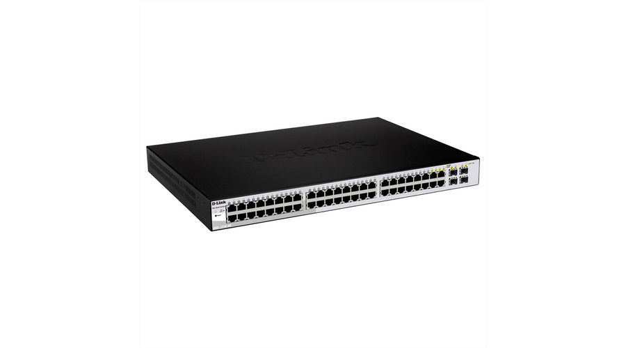 Image of D-Link DGS-1210-48/E Web Smart DGS-1210-48 - Switch - managed - 48 x 10/100/1000+ 4 - Switch - 1 Gbps