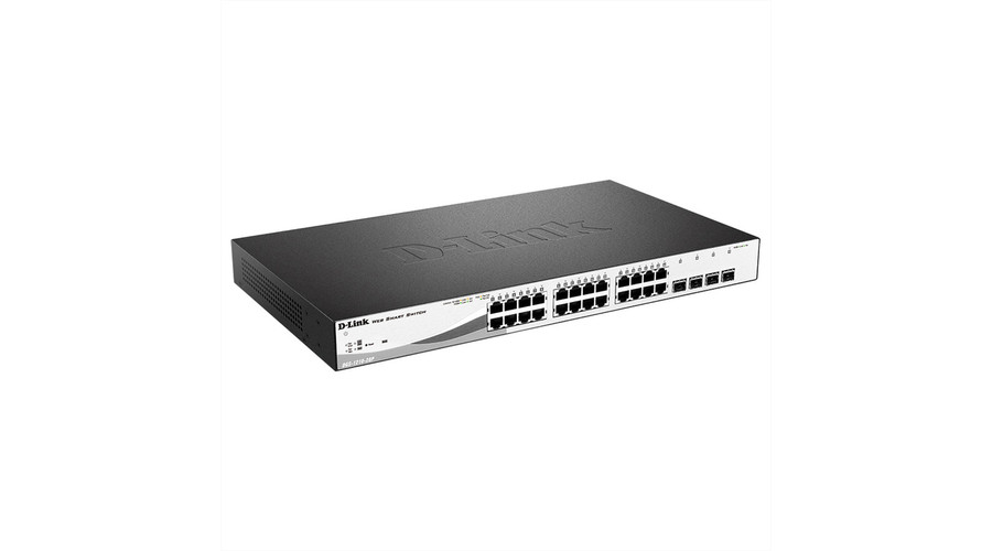 Image of D-Link PoE Switch DGS-1210-28P 28 Port - Switch - Fiber Optic