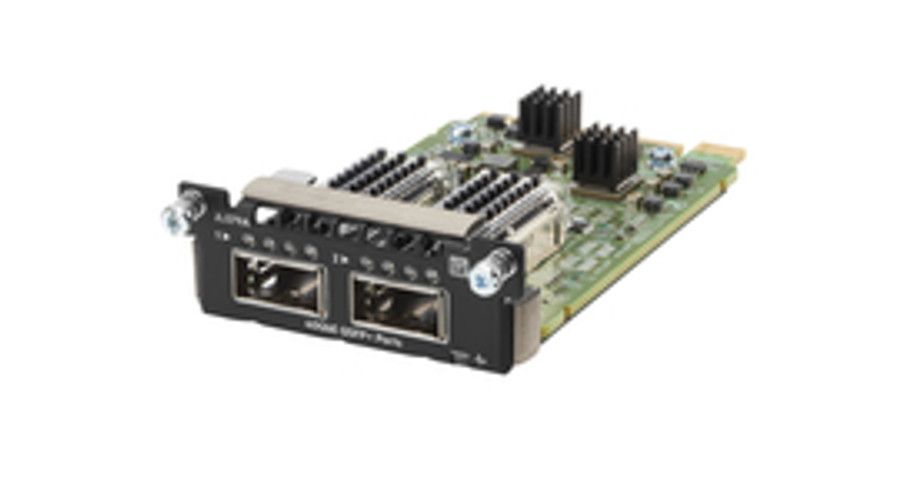 Image of HPE 3810M 2QSFP+ 40GbE Module - QSFP+ - 40 Gbit/s - Aruba 3810M - 74.2 x 129.3 x 27.7 mm - 170 g
