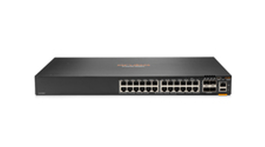 Image of HPE 6300F 24-port 1GbE & 4-port SFP56 - Managed - L3 - Gigabit Ethernet (10/100/1000) - Rack mounting - 1U JL668A#ABB