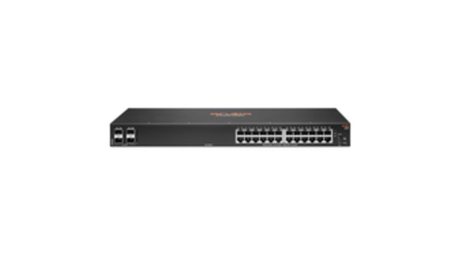 Image of HPE a Hewlett Packard Enterprise company Aruba 6000 24G 4SFP - Managed - L3 - Gigabit Ethernet (10/100/1000) - Rack mounting - 1U