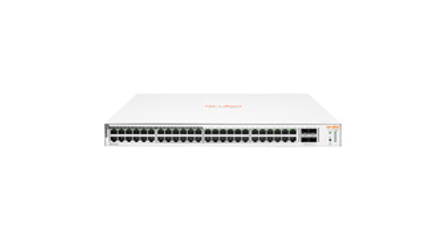 Image of HPE Instant On 1830 48G 24p Class4 PoE 4SFP 370W - Managed - L2 - Gigabit Ethernet (10/100/1000) - Power over Ethernet (PoE) - Rack mounting - 1U