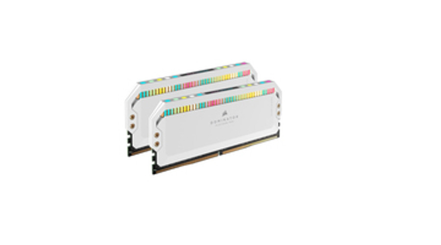 Image of Corsair D532GB 6200-36 Dominator Plat, wh K2 COR - 32 GB CMT32GX5M2X6200C36W