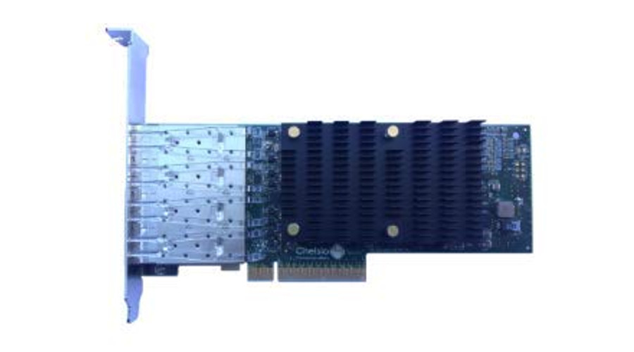 Image of Chelsio Quadport U-Wire Adapter PCIe 10Gbit T540-LP-CR T540-LP-CR